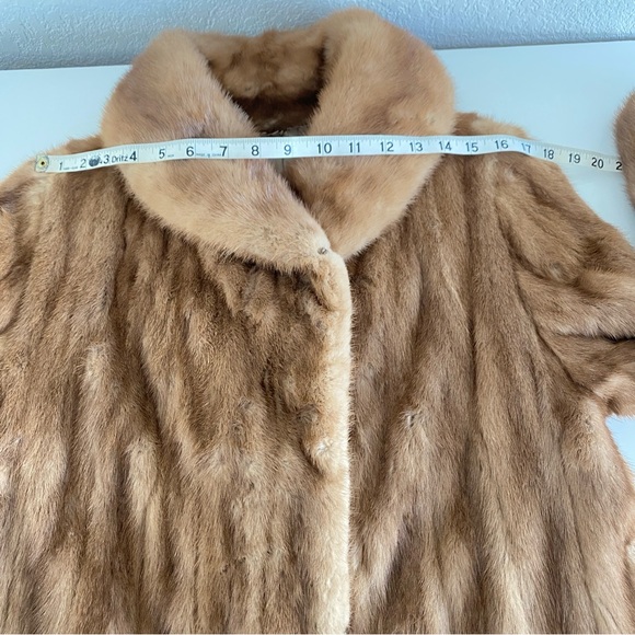 Brown Mink Fur Coat - Picture 10 of 11